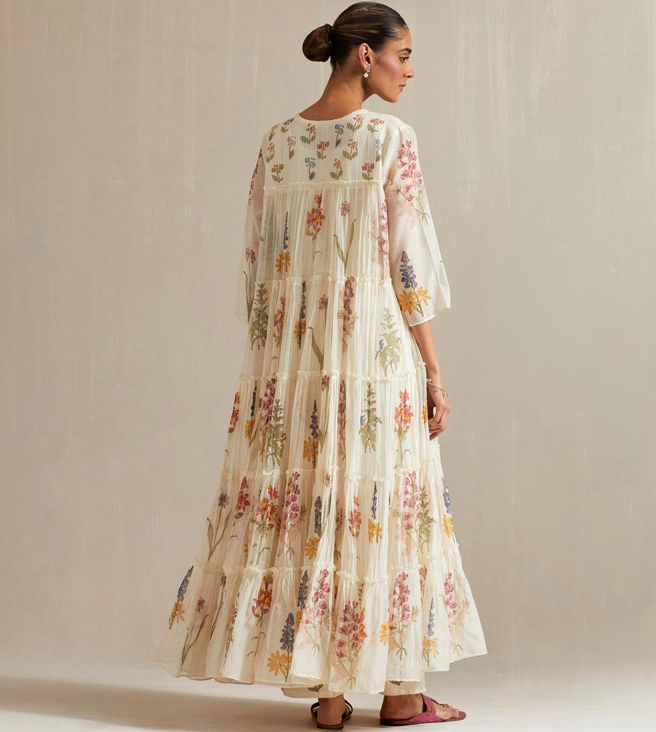 Cotton Block Printed Boho Dress