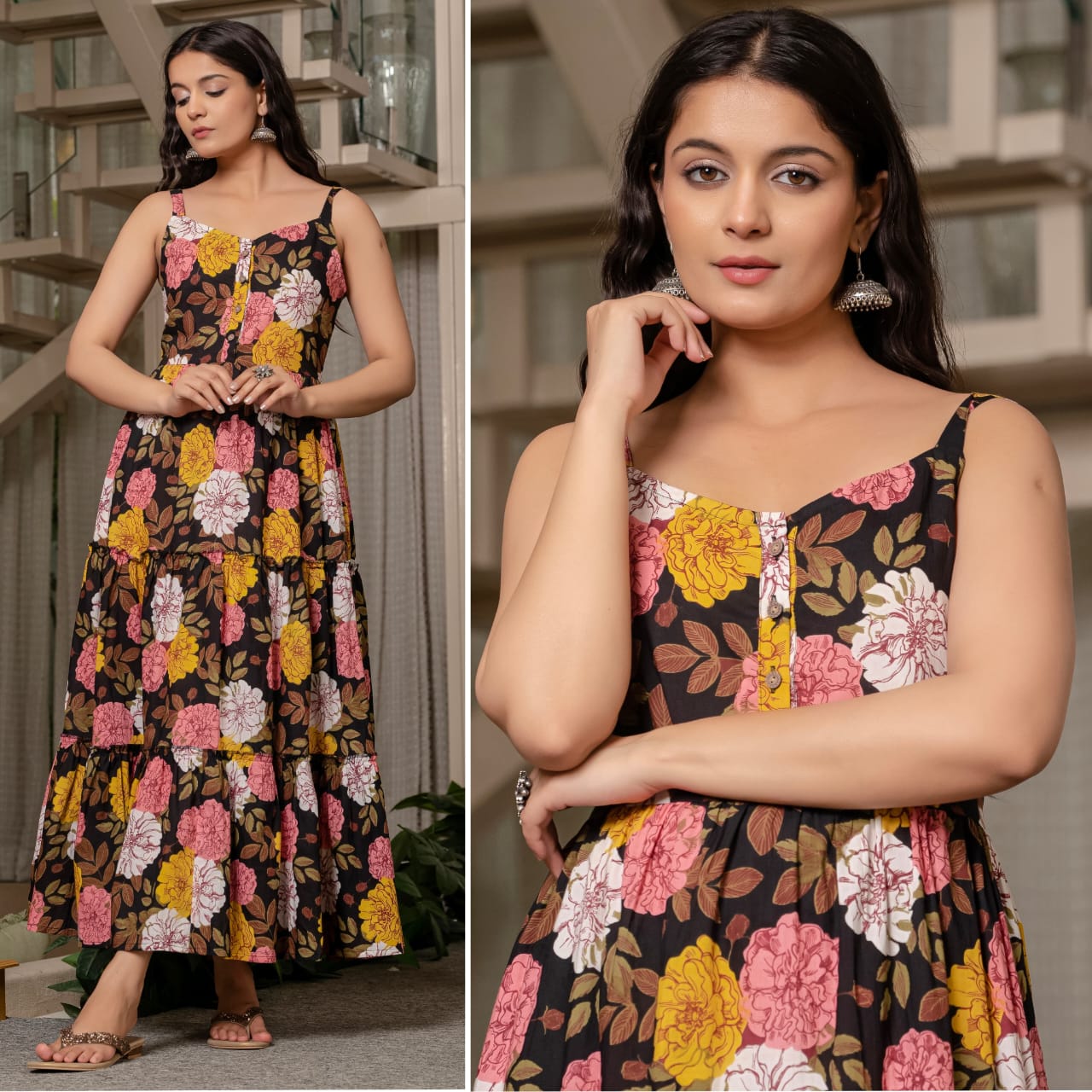 Cotton Sleeveless Dress