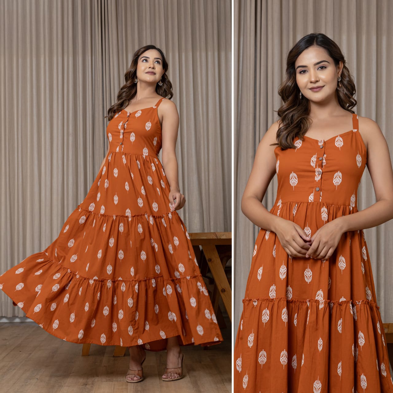 Cotton Sleeveless Dress