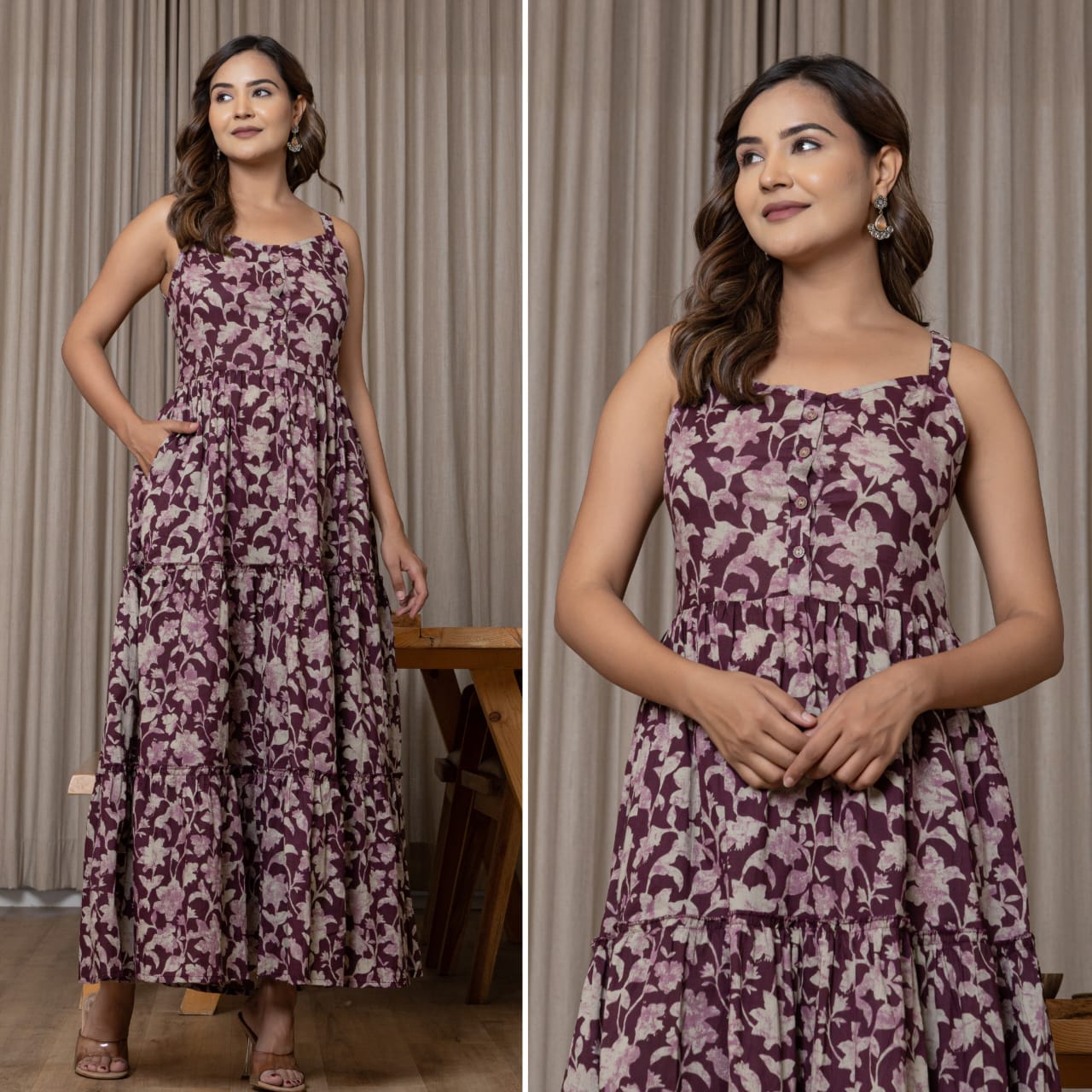 Cotton Sleeveless Dress