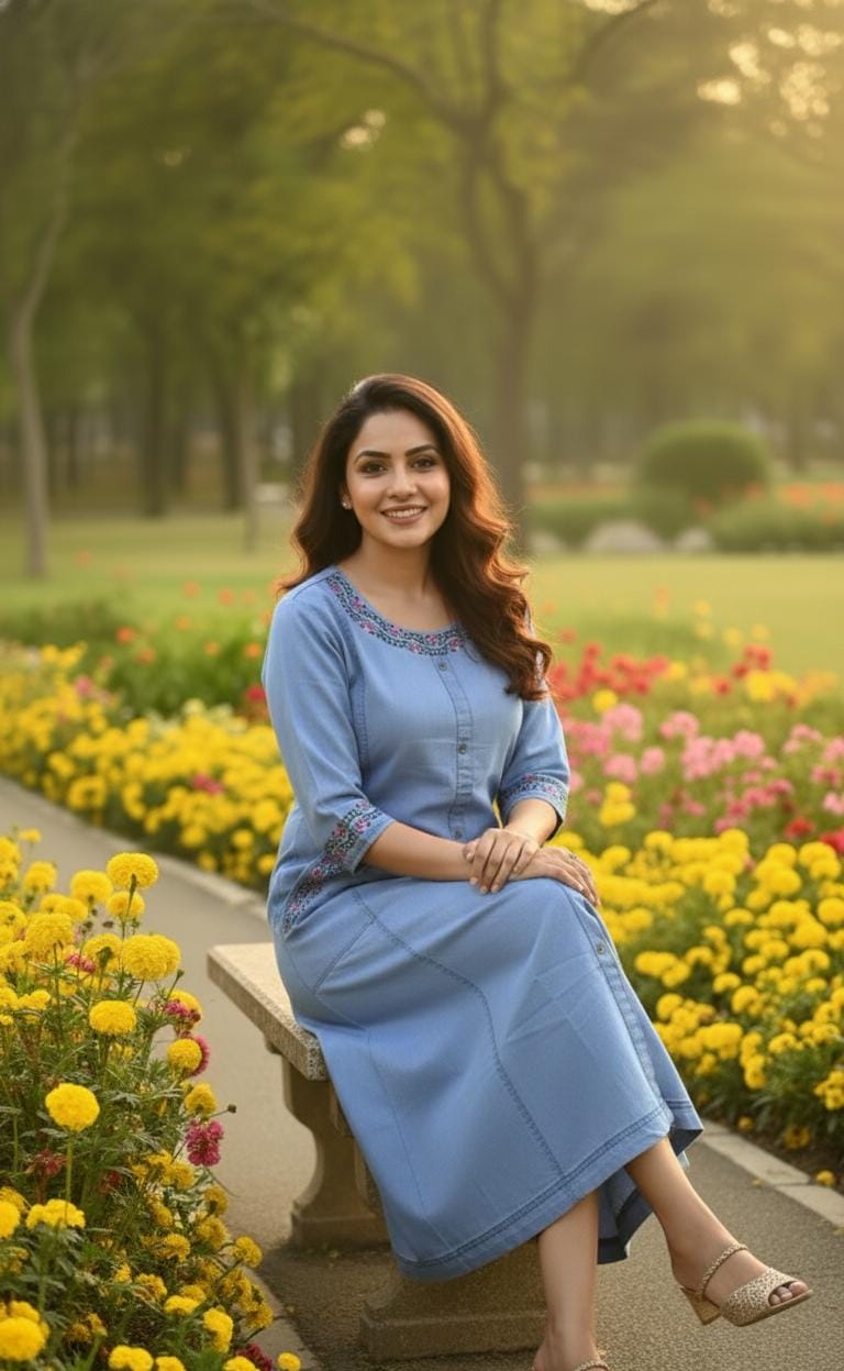 Premium Quality Denim Kurti